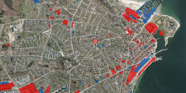 Jordforureningskort på Gurrevej 42D, st. th, 3000 Helsingør