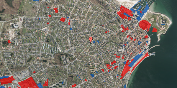 Jordforureningskort på Gurrevej 42K, 3000 Helsingør