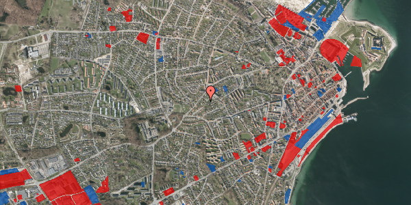 Jordforureningskort på Gurrevej 45A, 3000 Helsingør