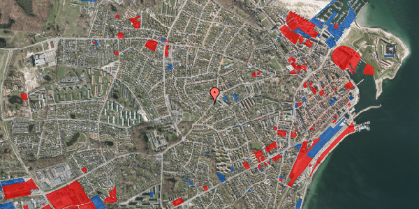 Jordforureningskort på Gurrevej 46, 3000 Helsingør