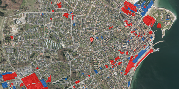 Jordforureningskort på Gurrevej 53, 3000 Helsingør