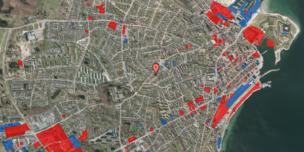 Jordforureningskort på Gurrevej 55, 3000 Helsingør