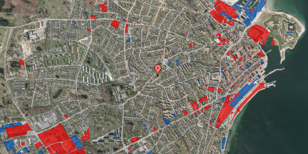 Jordforureningskort på Gurrevej 57, 3000 Helsingør