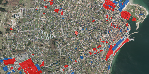 Jordforureningskort på Gurrevej 63, 3000 Helsingør