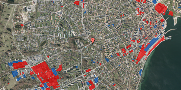 Jordforureningskort på Gurrevej 83, 3000 Helsingør