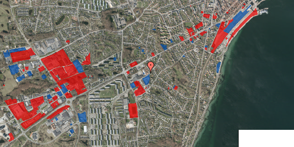 Jordforureningskort på Haderslevvej 18, 3000 Helsingør