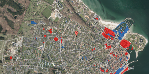 Jordforureningskort på Hamlets Vænge 7A, st. , 3000 Helsingør