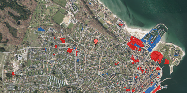 Jordforureningskort på Hamlets Vænge 9A, st. , 3000 Helsingør