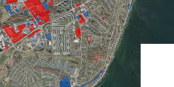 Jordforureningskort på Hasselvej 9, 3000 Helsingør