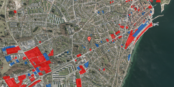 Jordforureningskort på Kierboesvej 25, st. , 3000 Helsingør