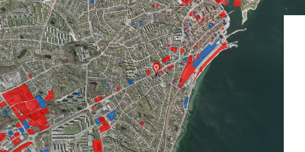 Jordforureningskort på Kongevejen 43, 3000 Helsingør