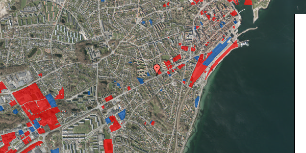 Jordforureningskort på Kongevejen 46, 3000 Helsingør