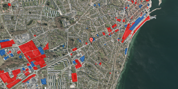 Jordforureningskort på Kongevejen 73, 3000 Helsingør