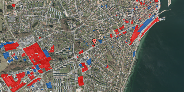 Jordforureningskort på Kongevejen 76, 3000 Helsingør