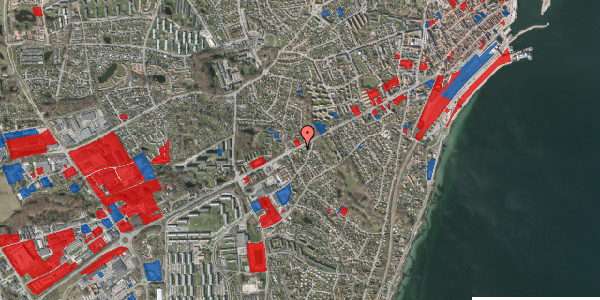 Jordforureningskort på Kongevejen 77, 3000 Helsingør