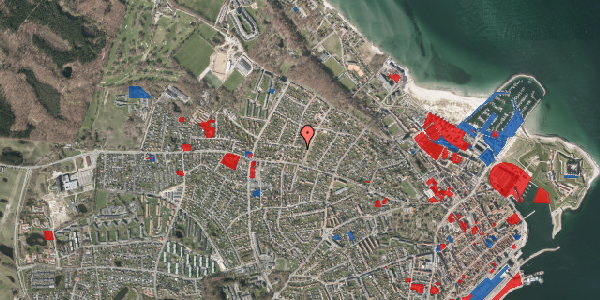 Jordforureningskort på Mimersvej 1A, 3000 Helsingør