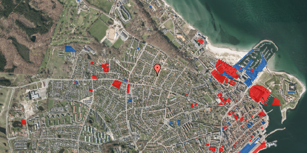 Jordforureningskort på Mimersvej 2, 3000 Helsingør