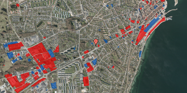 Jordforureningskort på Montebello Alle 5, 3000 Helsingør