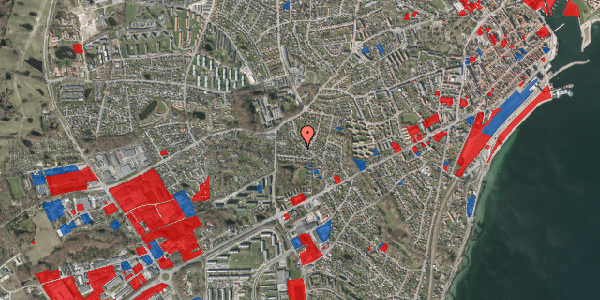 Jordforureningskort på Montebello Alle 23, 3000 Helsingør