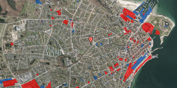 Jordforureningskort på Nannasvej 5, 3000 Helsingør