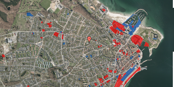 Jordforureningskort på Odinsvej 10F, 2. th, 3000 Helsingør