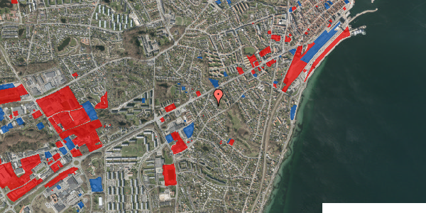 Jordforureningskort på Ribevej 8, 3000 Helsingør