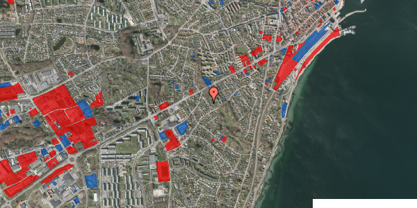 Jordforureningskort på Ribevej 13, 3000 Helsingør