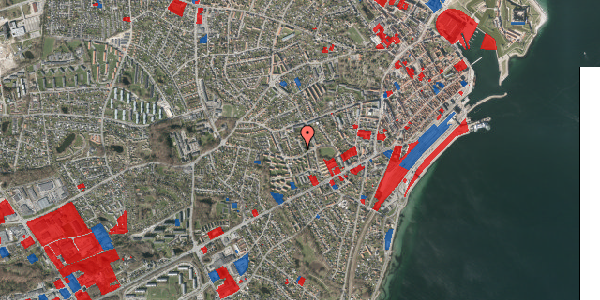 Jordforureningskort på Rogertsvej 1, 3000 Helsingør