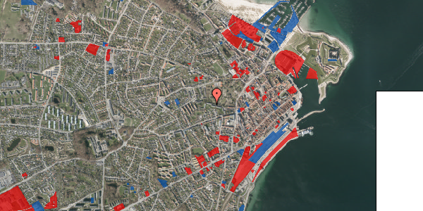 Jordforureningskort på Rosenhøjvej 21, 1. th, 3000 Helsingør