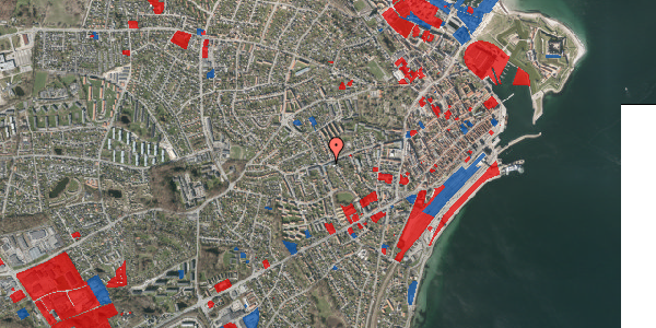 Jordforureningskort på Rosenkildevej 47, 1. th, 3000 Helsingør