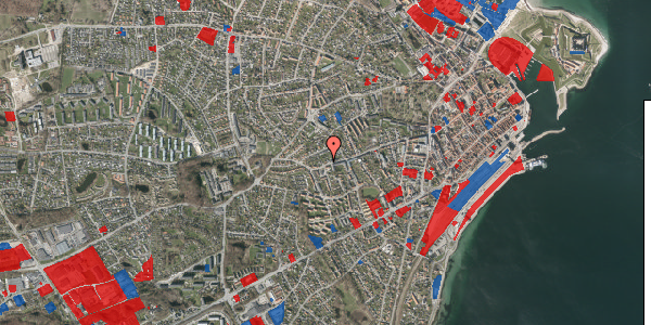 Jordforureningskort på Rosenkildevej 60, 3000 Helsingør