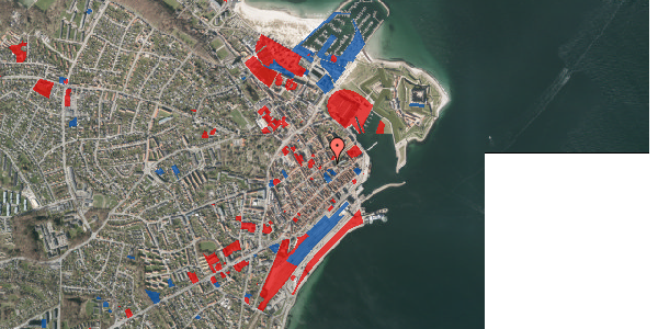 Jordforureningskort på Sct Olai Gade 40A, 3000 Helsingør