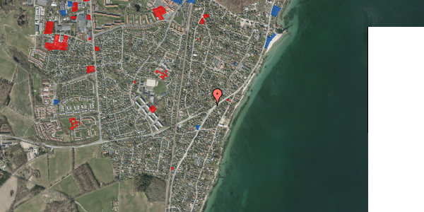 Jordforureningskort på Strandbakken 14, 3060 Espergærde