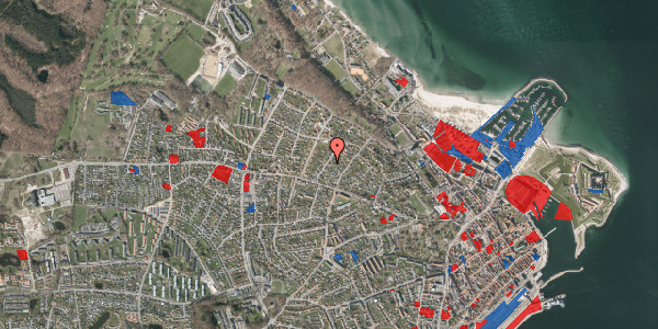 Jordforureningskort på Thorsvænget 10B, 3000 Helsingør