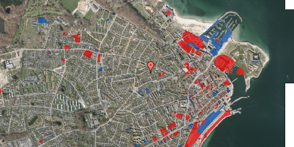 Jordforureningskort på Ægirsvej 7, 3000 Helsingør