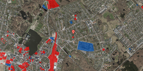 Jordforureningskort på Eberlinsvej 18, 3400 Hillerød