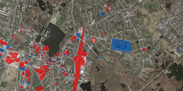 Jordforureningskort på Tamsborgvej 1, st. th, 3400 Hillerød