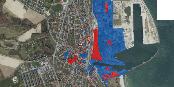 Jordforureningskort på Bjerggade 6, st. th, 4600 Køge