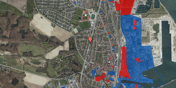 Jordforureningskort på Langesvej 34, 4600 Køge