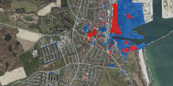 Jordforureningskort på Skovvænget 13, 4600 Køge