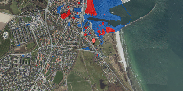 Jordforureningskort på Strandvejen 66, 4600 Køge