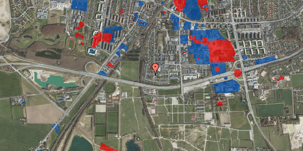 Jordforureningskort på Bakkekammen 8, 4000 Roskilde