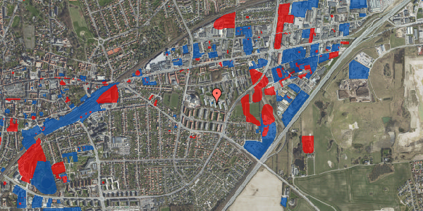 Jordforureningskort på Dommervænget 8D, 1. th, 4000 Roskilde