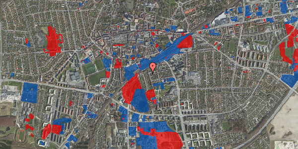 Jordforureningskort på Eriksvej 6, st. 6, 4000 Roskilde