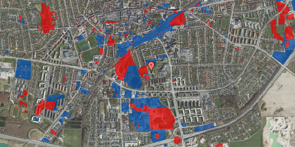 Jordforureningskort på Eriksvej 42A, st. 4, 4000 Roskilde