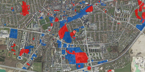 Jordforureningskort på Eriksvej 42B, 1. 39, 4000 Roskilde