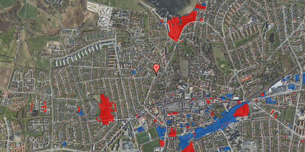 Jordforureningskort på Hedegade 10, 4000 Roskilde