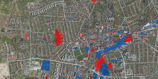 Jordforureningskort på Helligkorsvej 1, st. th, 4000 Roskilde