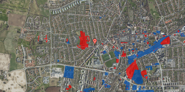 Jordforureningskort på Helligkorsvej 22, 1. th, 4000 Roskilde