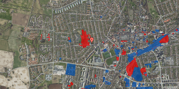 Jordforureningskort på Helligkorsvej 28B, st. th, 4000 Roskilde